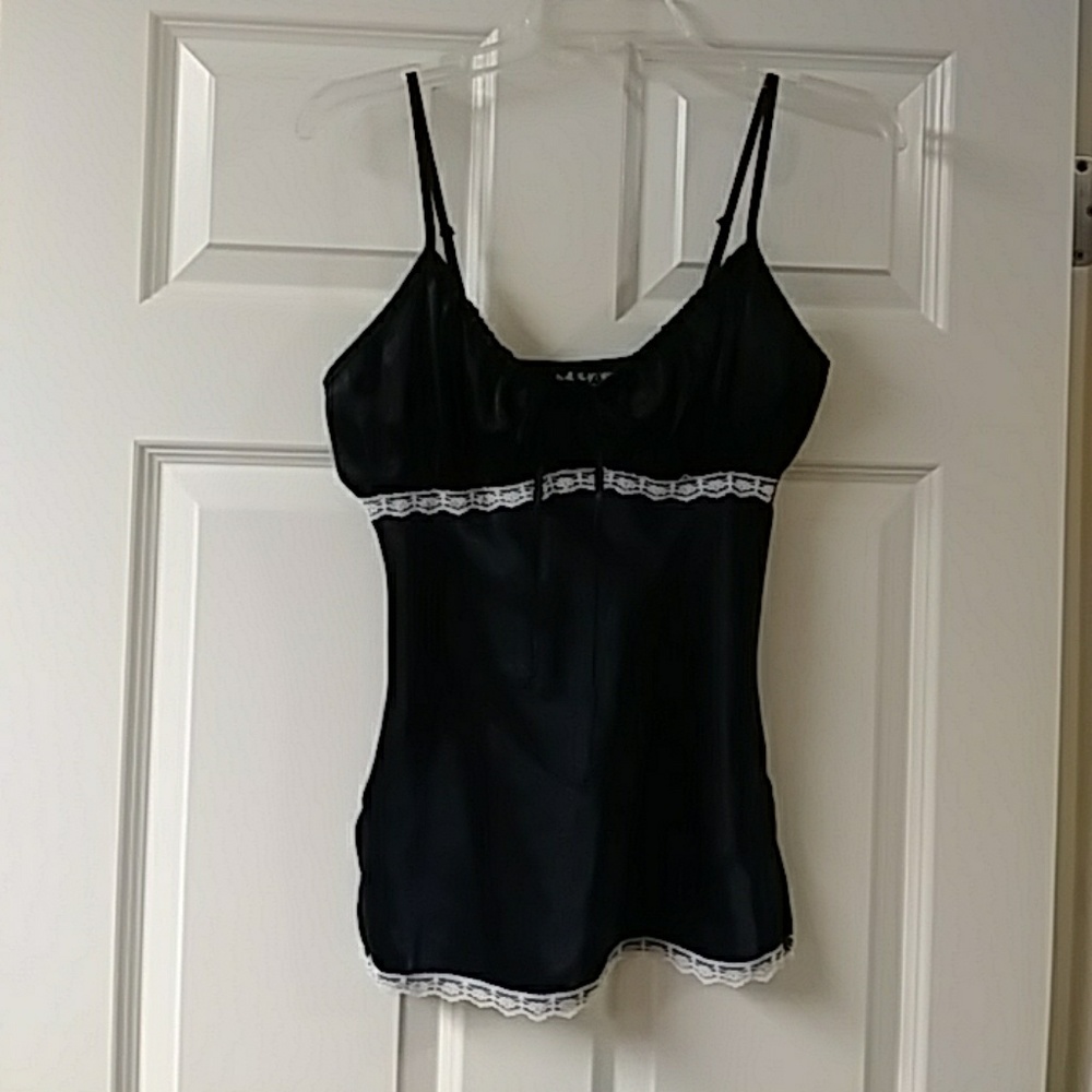 Self Esteem black cami/top/lingerie top